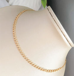 Choker Correntes Dourado